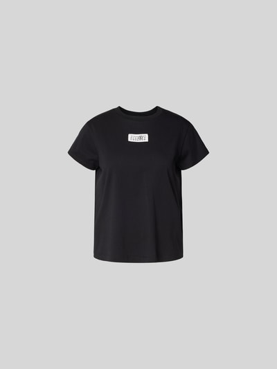 MM6 Maison Margiela T-Shirt mit Label-Detail Black 2