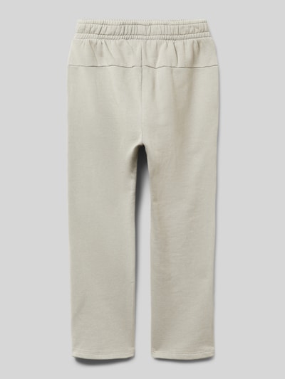 Lil Atelier Straight leg sweatpants met steekzakken Steengrijs - 3