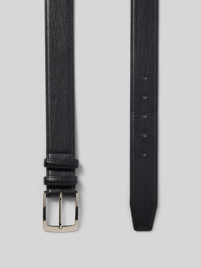 Jack & Jones Set van riem en portemonnee in leerlook, model 'Cabilo' Zwart - 3