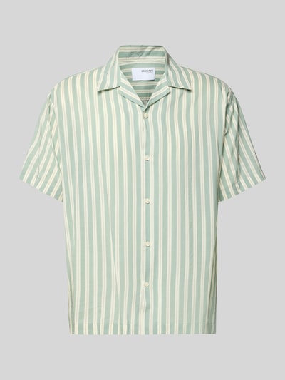 SELECTED HOMME Relaxed fit vrijetijdsoverhemd van een mix van katoen en modal Zwart - 2