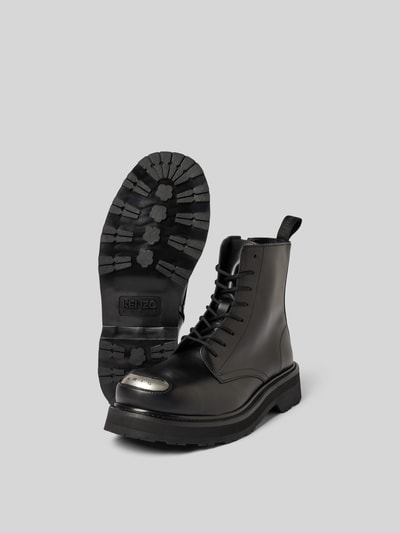Kenzo Schnürstiefel mit Reißverschluss Black 5