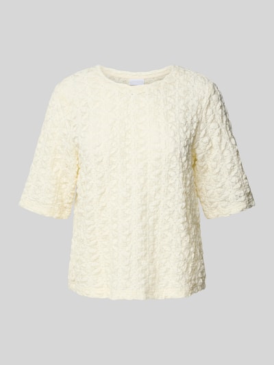 Jake*s Collection T-shirt z okrągłym dekoltem Beżowy 2