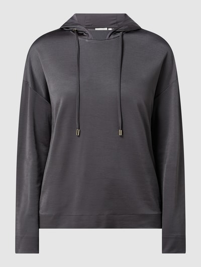 s.Oliver BLACK LABEL Hoodie aus Viskosemischung  Anthrazit 2