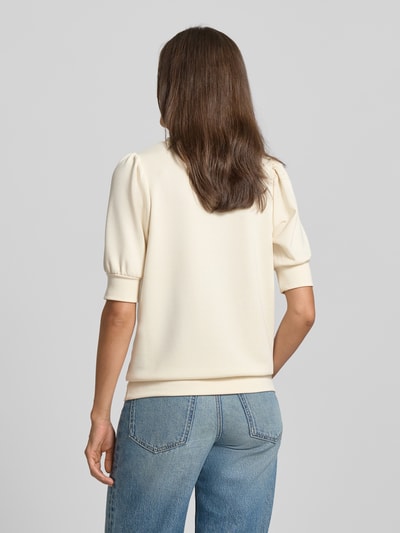 Soyaconcept Sweatshirt mit gerippten Abschlüssen Modell 'BANU' Offwhite 5