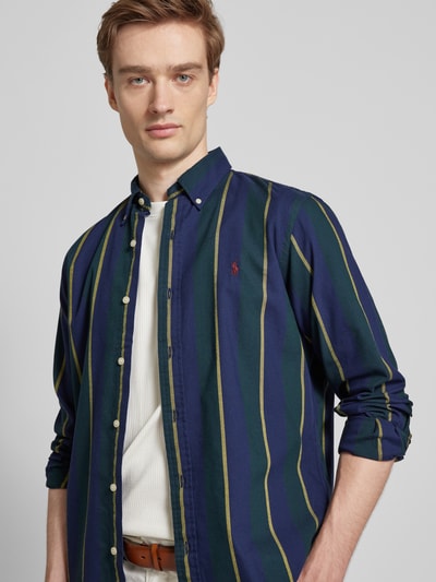 Polo Ralph Lauren Koszula casualowa o kroju classic fit z kołnierzykiem typu button down Granatowy 3