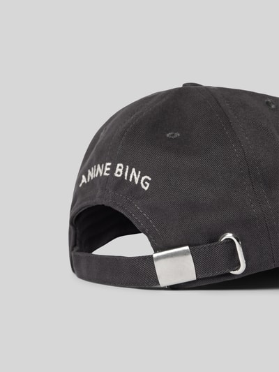 Anine Bing Basecap mit Label-Stitching Black 3