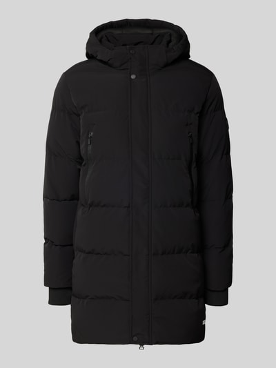 CARS JEANS Kurtka pikowana z kapturem model ‘KYLLER’ Czarny 2