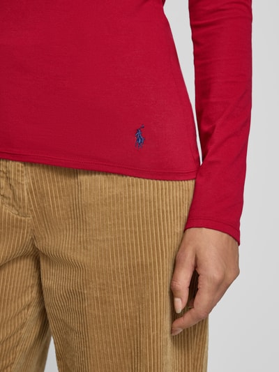 Polo Ralph Lauren Shirt met lange mouwen en logostitching Rood - 3