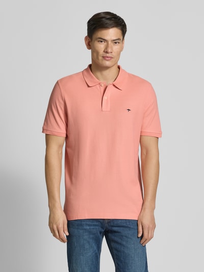 Fynch-Hatton Regular Fit Poloshirt mit Logo-Stitching Lachs_ 4
