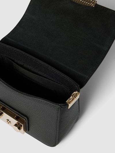 FURLA Micro Bag mit Label-Details Black 4