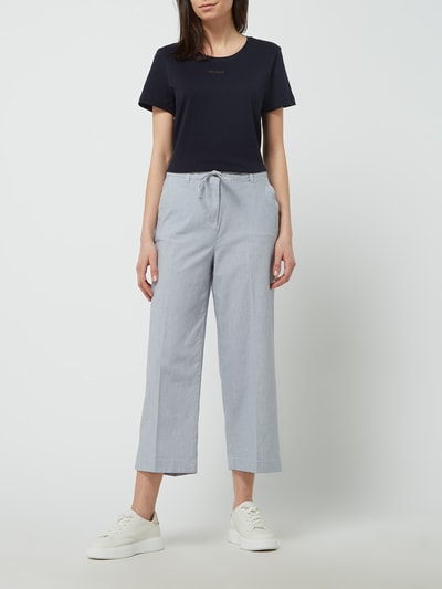 Tom Tailor Culotte met stretch  Marineblauw - 1