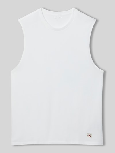 Calvin Klein Jeans relaxed fit tanktop van puur katoen Wit - 2