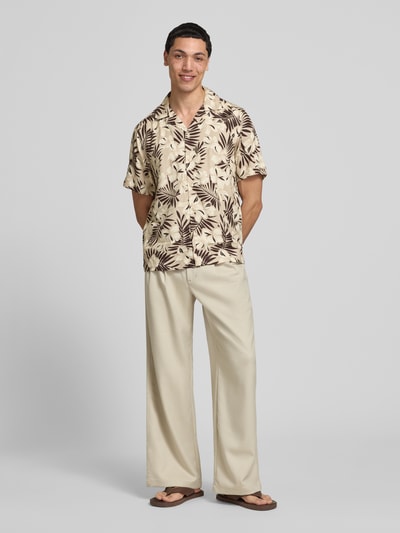 ONLY & SONS Koszula casualowa o kroju regular fit z czystej wiskozy model 'DASH' Średniobrązowy 1