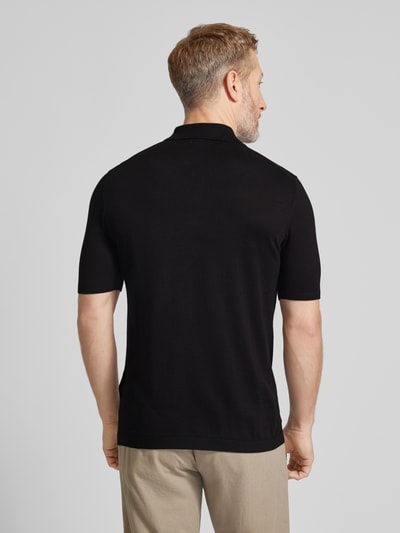 CK Calvin Klein Regular Fit Poloshirt mit Knopfleiste Black 5