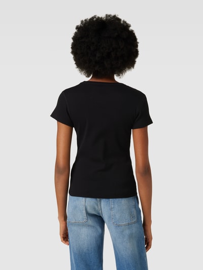 Drykorn T-shirt z czystej bawełny Czarny 5