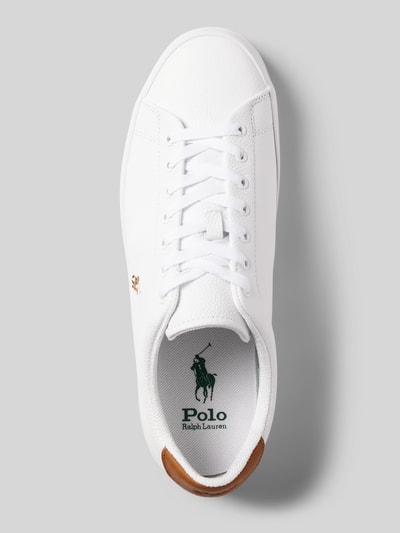 Polo Ralph Lauren Sneaker aus echtem Leder Modell 'LONGWOOD' Weiss 3