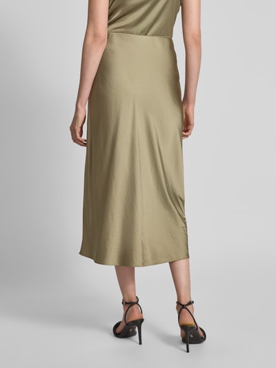 s.Oliver BLACK LABEL Regular Fit Midi-Rock mit elastischem Bund Khaki 5