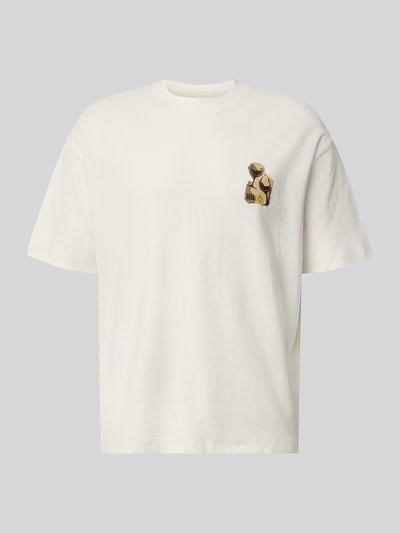 HUGO Regular Fit T-Shirt aus reiner Baumwolle Modell 'Detzi' Weiss 1