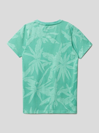 VINGINO T-shirt met gebloemd motief Mintgroen - 3