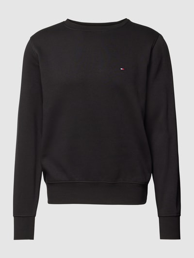 Tommy Hilfiger Sweatshirt mit Label-Stitching c Black 2