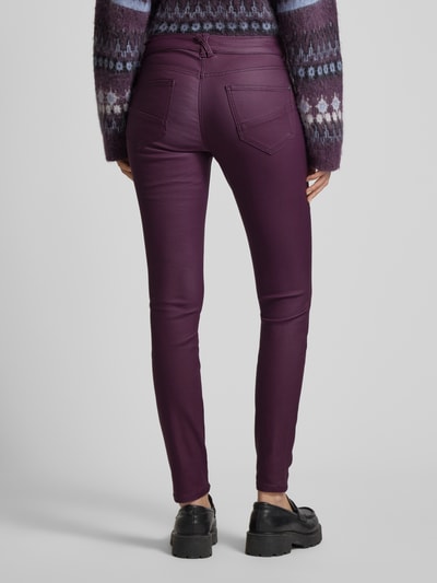 Tom Tailor Skinny Fit Jeans mit Viskose Modell 'ALEXA' Dunkelrot 5