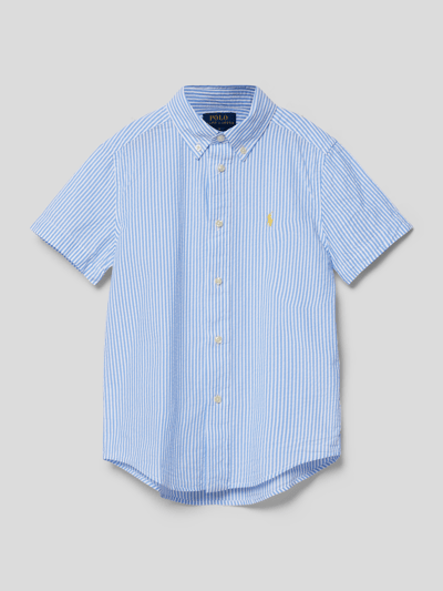 Polo Ralph Lauren Kids Vrijetijdsoverhemd met streeppatroon Bleu - 1