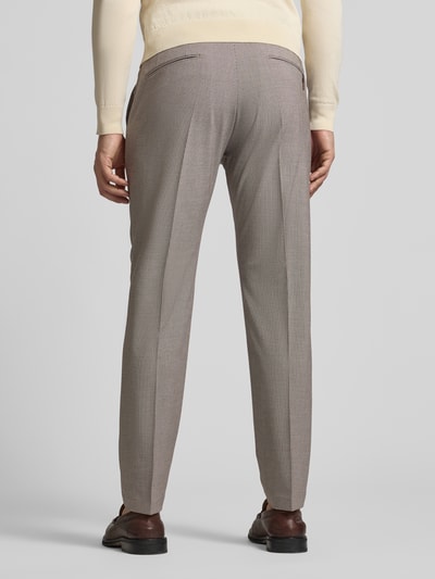 CINQUE Slim Fit Hose mit Bügelfalten Modell 'CIBEPPE' Mittelbraun 5