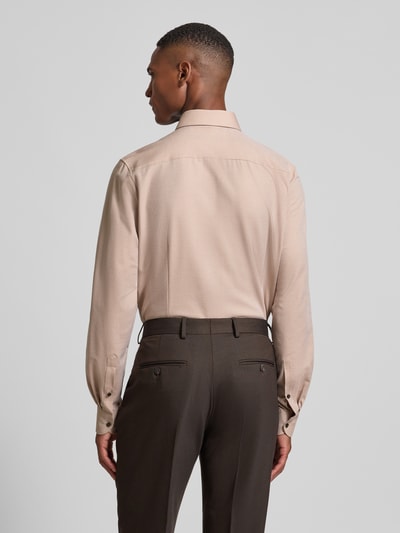 OLYMP Level Five Slim fit zakelijk overhemd met kentkraag Zand - 5