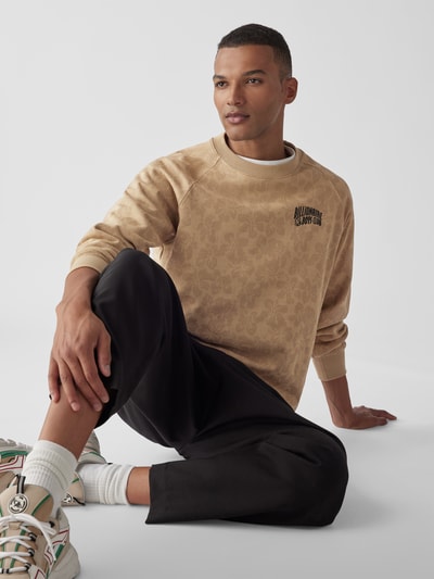 Billionaire Boys Club Sweatshirt mit Label-Print Beige 6