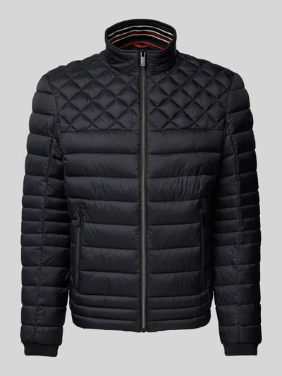 Christian Berg Men Steppjacke mit Reißverschlusstaschen Black 2