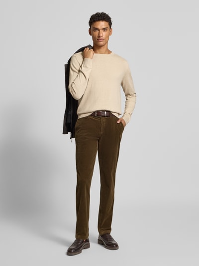 g1920 Cordhose mit französischen Eingrifftaschen Modell 'Tybalt' Oliv 1