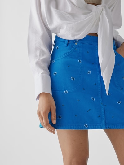 Kenzo Jeansrock in Minilänge Royalblau 3