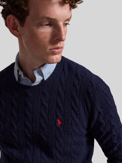 Polo Ralph Lauren Regular Fit Pullover aus Woll-Kaschmir-Mix Marine 3