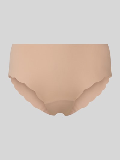 Produktfoto, Panty mit Wellensaum von Skiny, mieszanka materiałów z dodatkiem streczu, dopasowany krój, elastyczny pas, falisty brzeg