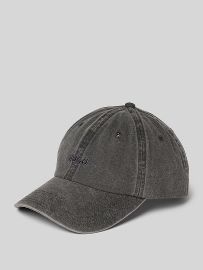 HUGO Basecap mit Label-Stitching Modell 'Mett' Black 1