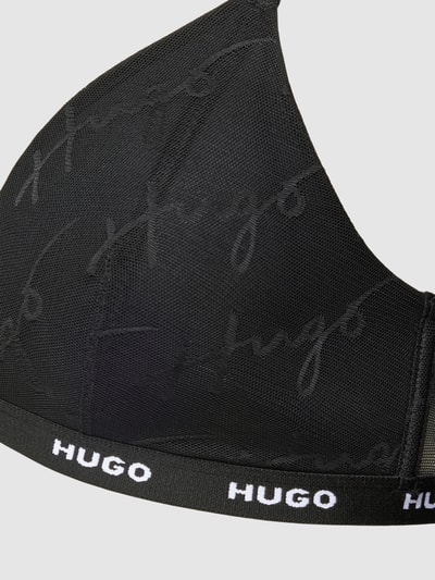 HUGO BH mit Logo-Muster Lila 2