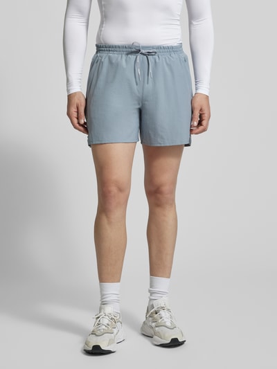 Salomon Shorts mit elastischem Bund und Logo Hellgrau 4