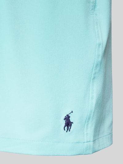 Polo Ralph Lauren Underwear Regular Fit Badeshorts mit Logo-Stitching Modell 'TRAVELER' Aqua 2