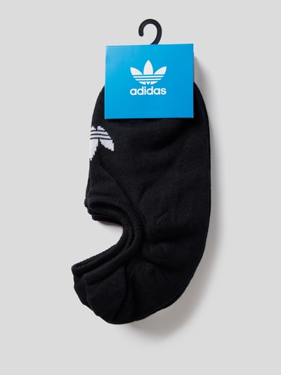 adidas Originals Krótkie skarpety niskie z elastycznej mieszanki bawełny Czarny 3