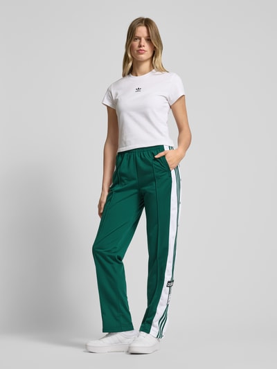 adidas Originals Sweatpants mit Label-Stitching Modell 'ADIBREAK' Dunkelgruen 1