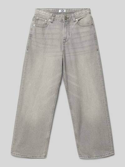 Jack & Jones Baggy Fit Jeans im 5-Pocket-Design Modell 'ALEX' Mittelgrau Melange 1