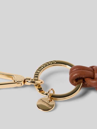 Coccinelle Anhänger in Knoten-Optik Modell 'Arja' Cognac 2