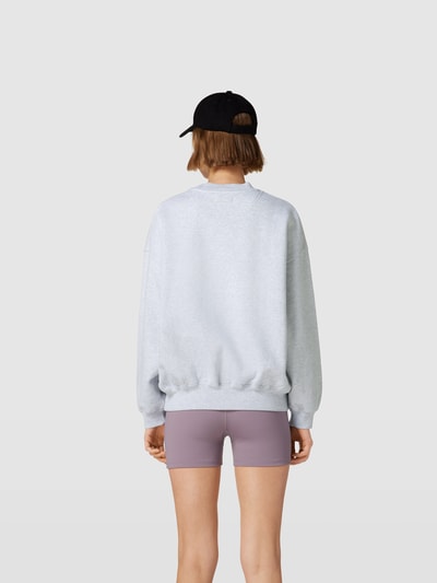 Anine Bing Oversized Sweatshirt in melierter Optik Hellgrau 5