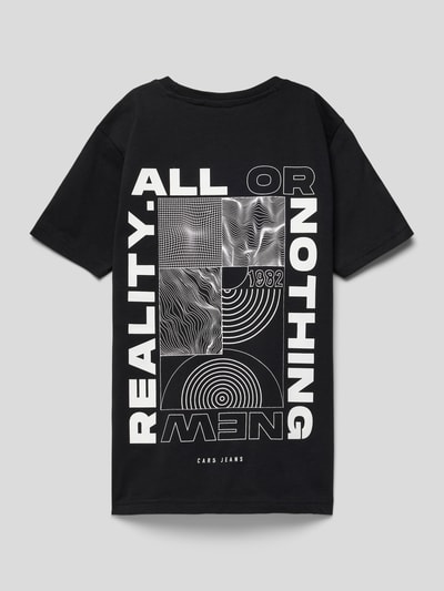 CARS JEANS T-Shirt mit Statement-Print Schwarz 3