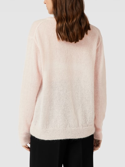 MaxMara Leisure Strickpullover mit Rundhalsausschnitt Modell 'Pece' Rose 5