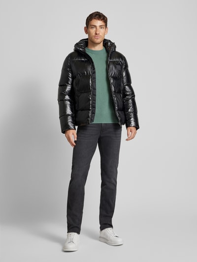 CK Calvin Klein Gewatteerd jack met labelpatch Zwart - 1