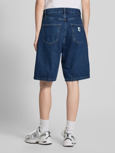 Carhartt Work In Progress Relaxed Fit Jeans Shorts aus reiner Baumwolle Modell 'Brandon' Dunkelblau 5
