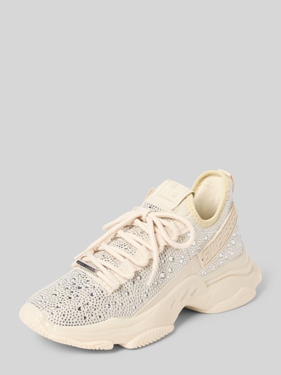 Steve Madden Sneaker mit Strasssteinbesatz Modell 'Maxima' Silber 1