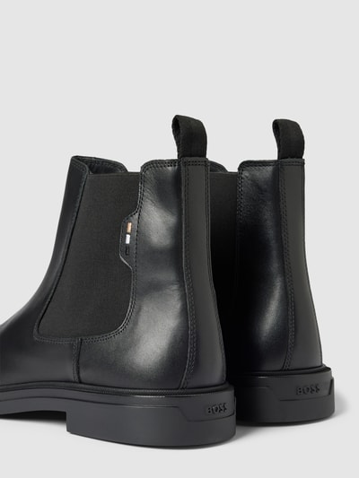BOSS Chelsea Boots mit Label-Details Modell 'Calev' Black 2
