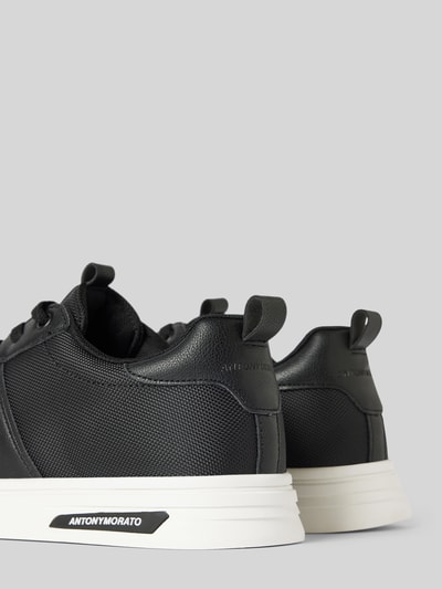 Antony Morato Sneakersy w jednolitym kolorze model ‘DERMOT NYLON’ Czarny 2